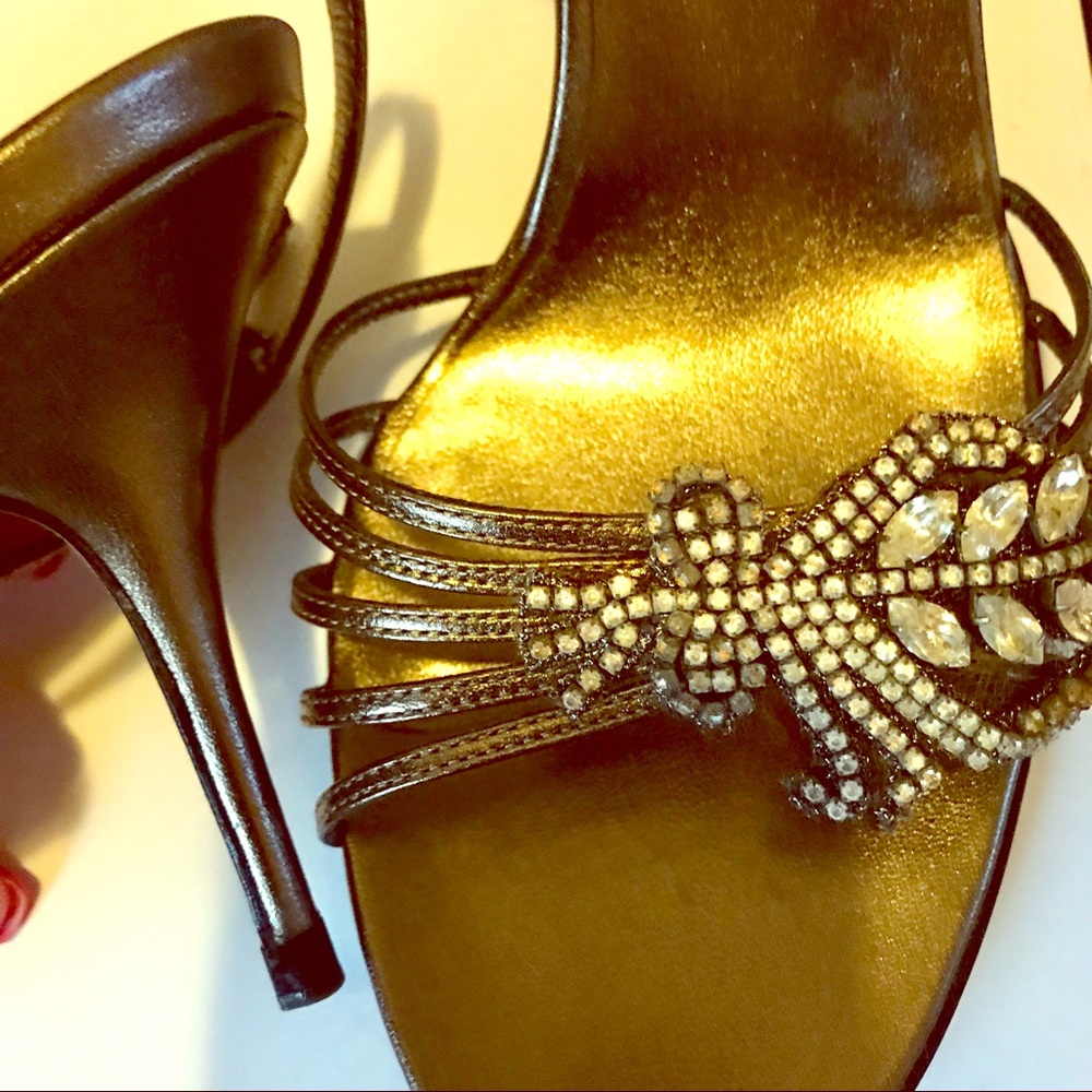 Badgley Mischka Jeweled Heels